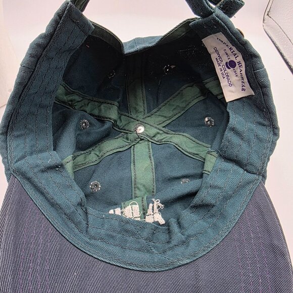 Vintage Imperial Headwear ABB Adjustable Strapback Hat Made In USA Green Hat - Picture 7 of 9